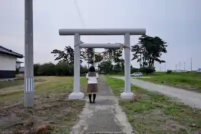 下増田神社の鳥居