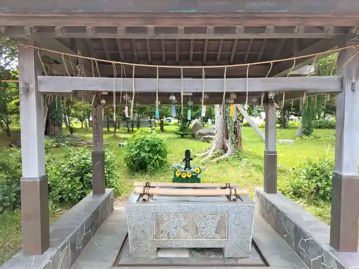 空知神社の手水舎