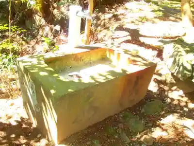 上矢作神社の手水舎