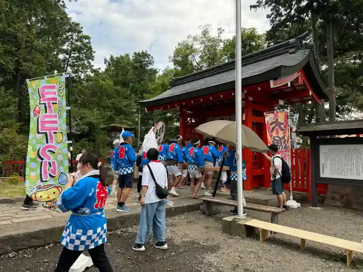 生島足島神社のお祭り
