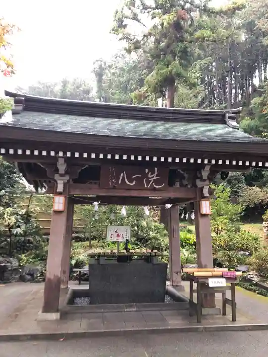 高麗神社の手水舎