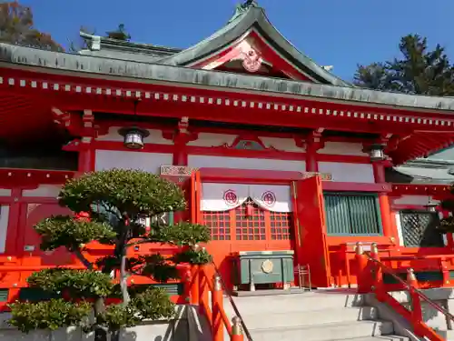 足利織姫神社の本殿・本堂