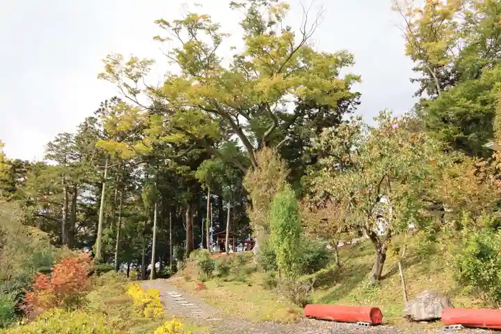 阿久津「田村神社」(郡山市阿久津町)旧社名:伊豆箱根三嶋三社の庭園