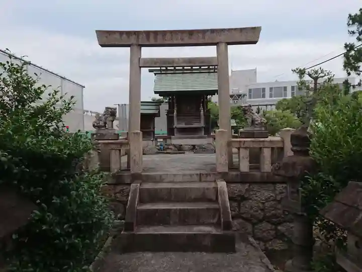 神明社(永徳)の鳥居