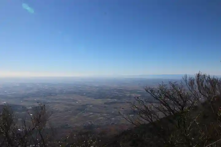 筑波山神社 女体山御本殿の景色