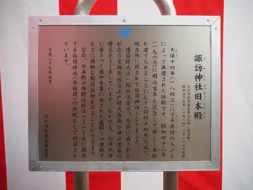 諏訪神社の歴史