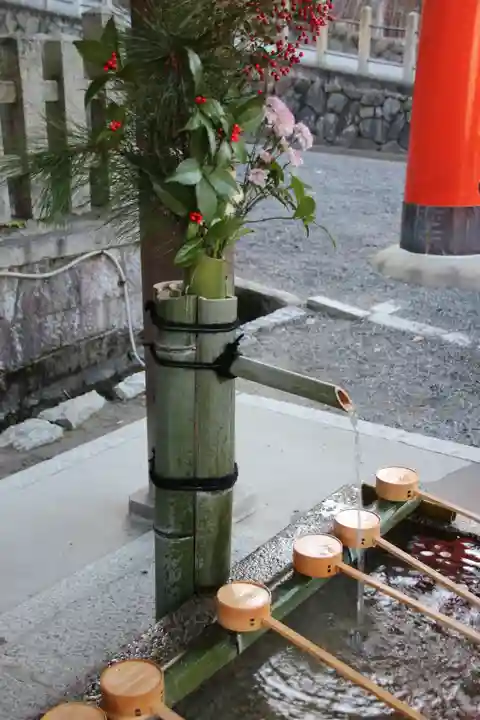 吉田神社の手水舎
