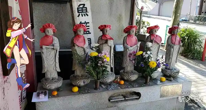 魚籃寺の地蔵
