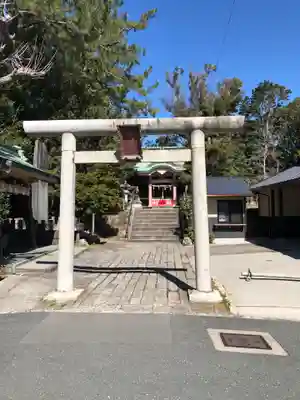 元城町東照宮の鳥居