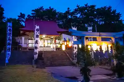 尻岸内八幡神社のお祭り