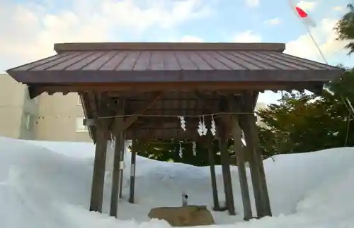 札幌村神社の手水