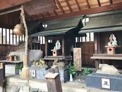 洲嵜神社の末社・摂社