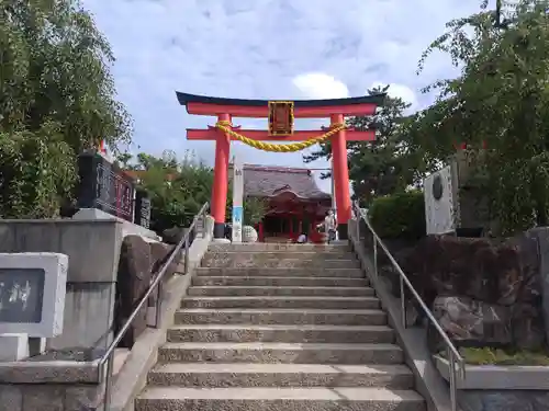 綱敷天満宮の鳥居