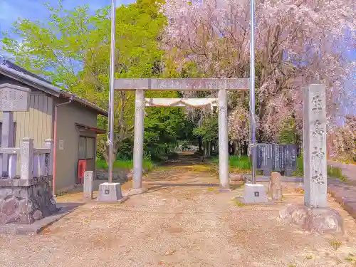 生島神社の鳥居