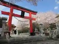 加波山神社真壁拝殿の鳥居