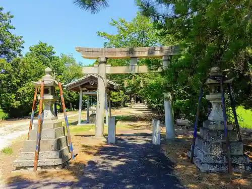 八幡社（落合八幡社）の鳥居