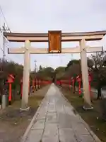 朝日森天満宮の鳥居