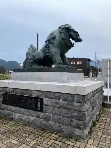 山形縣護國神社の狛犬