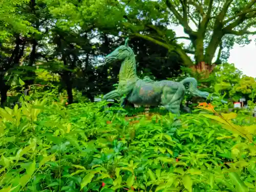 岐阜護國神社の狛犬