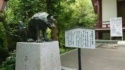 稲毛神社の狛犬