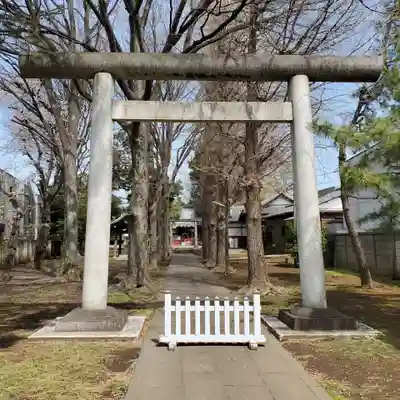 中町天祖神社の鳥居