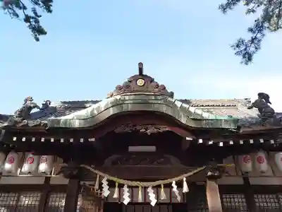 手筒花火発祥の地 吉田神社の本殿・本堂