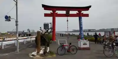 東京羽田 穴守稲荷神社の鳥居