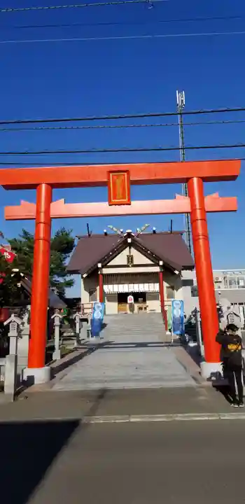 新川皇大神社の鳥居