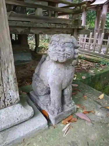 加賀神明宮の狛犬