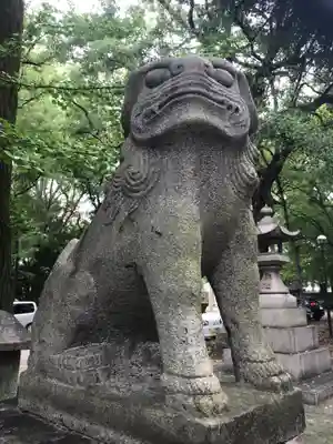 闇之森八幡社の狛犬