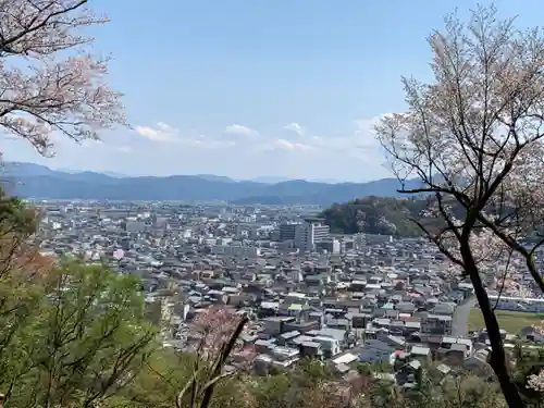 足羽山招魂社の景色