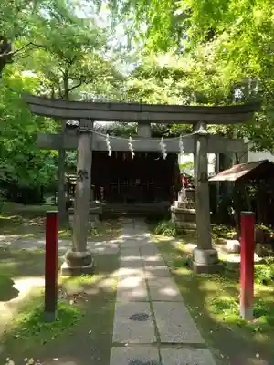 四合稲荷神社の鳥居