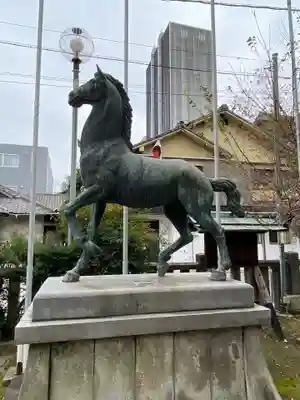 富士浅間神社の狛犬