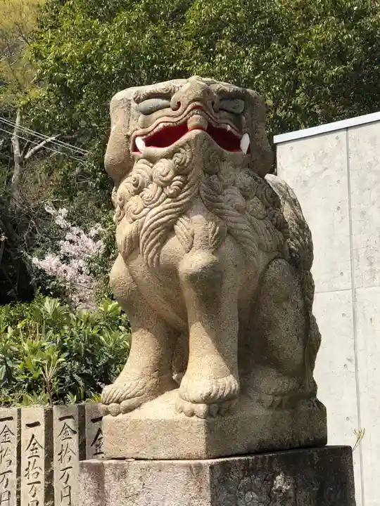 徳島眉山天神社の狛犬
