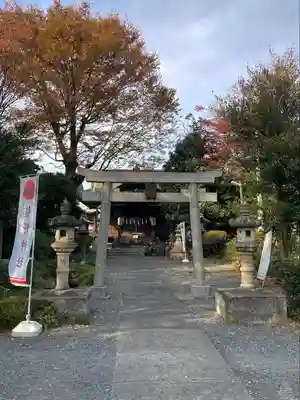 立川熊野神社の鳥居