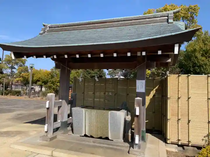 栗木御嶽神社の手水舎