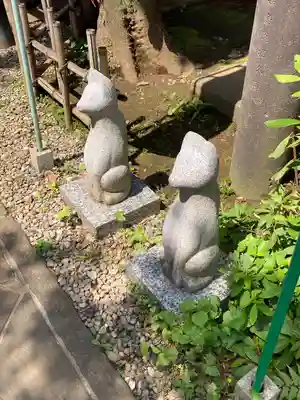 花園稲荷神社の狛犬