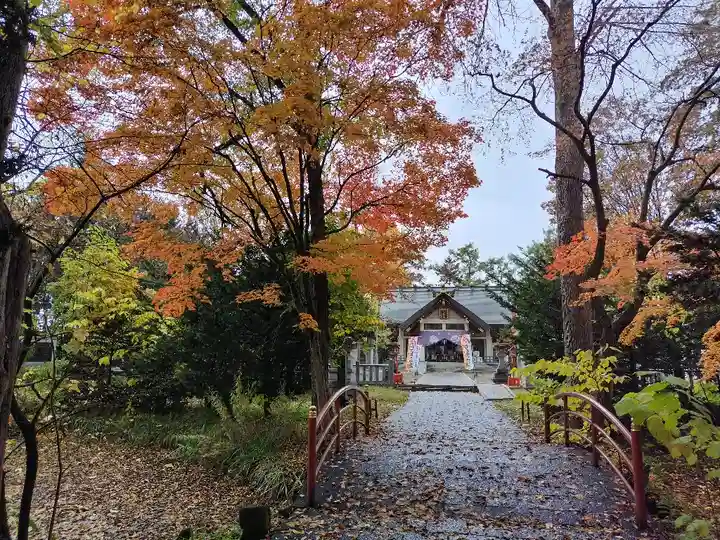 永山神社の庭園
