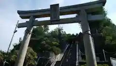 永田春日神社の鳥居