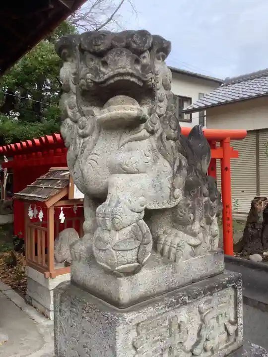 深島神社(柳原)の狛犬