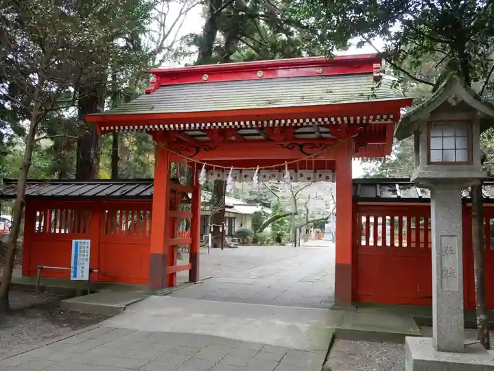 息栖神社の山門・神門