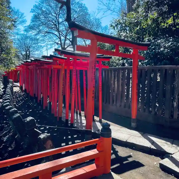 根津神社の鳥居