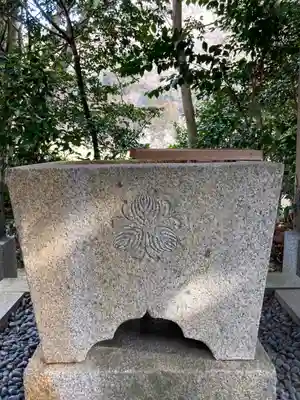 庭田神社の手水舎