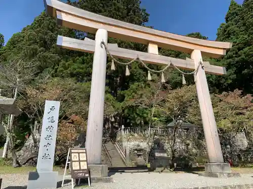 戸隠神社中社の鳥居