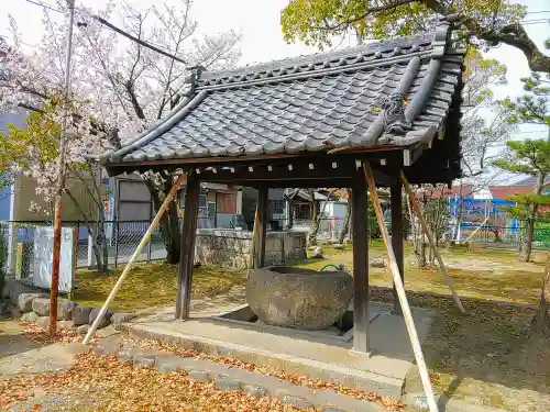 宇福寺天神社の手水舎