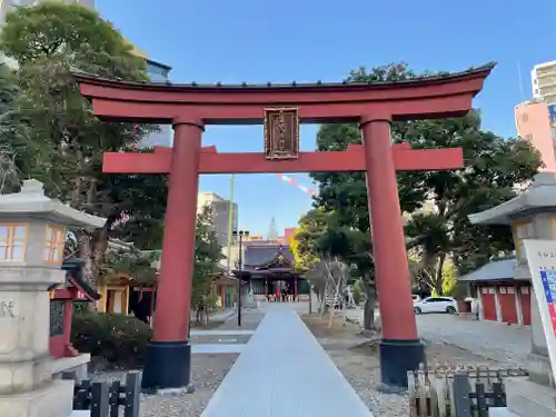 蒲田八幡神社の鳥居