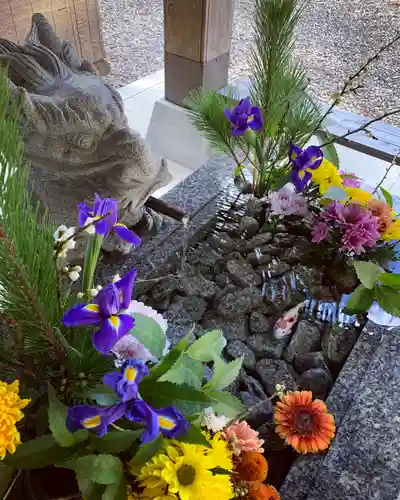 滑川神社 - 仕事と子どもの守り神の手水