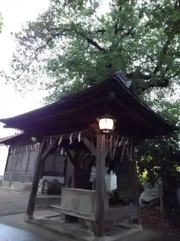大松氷川神社の手水舎