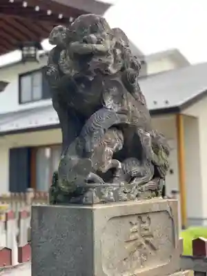鵜ノ木八幡神社の狛犬