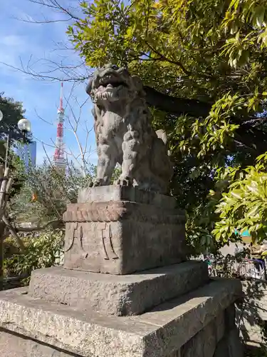芝東照宮の狛犬